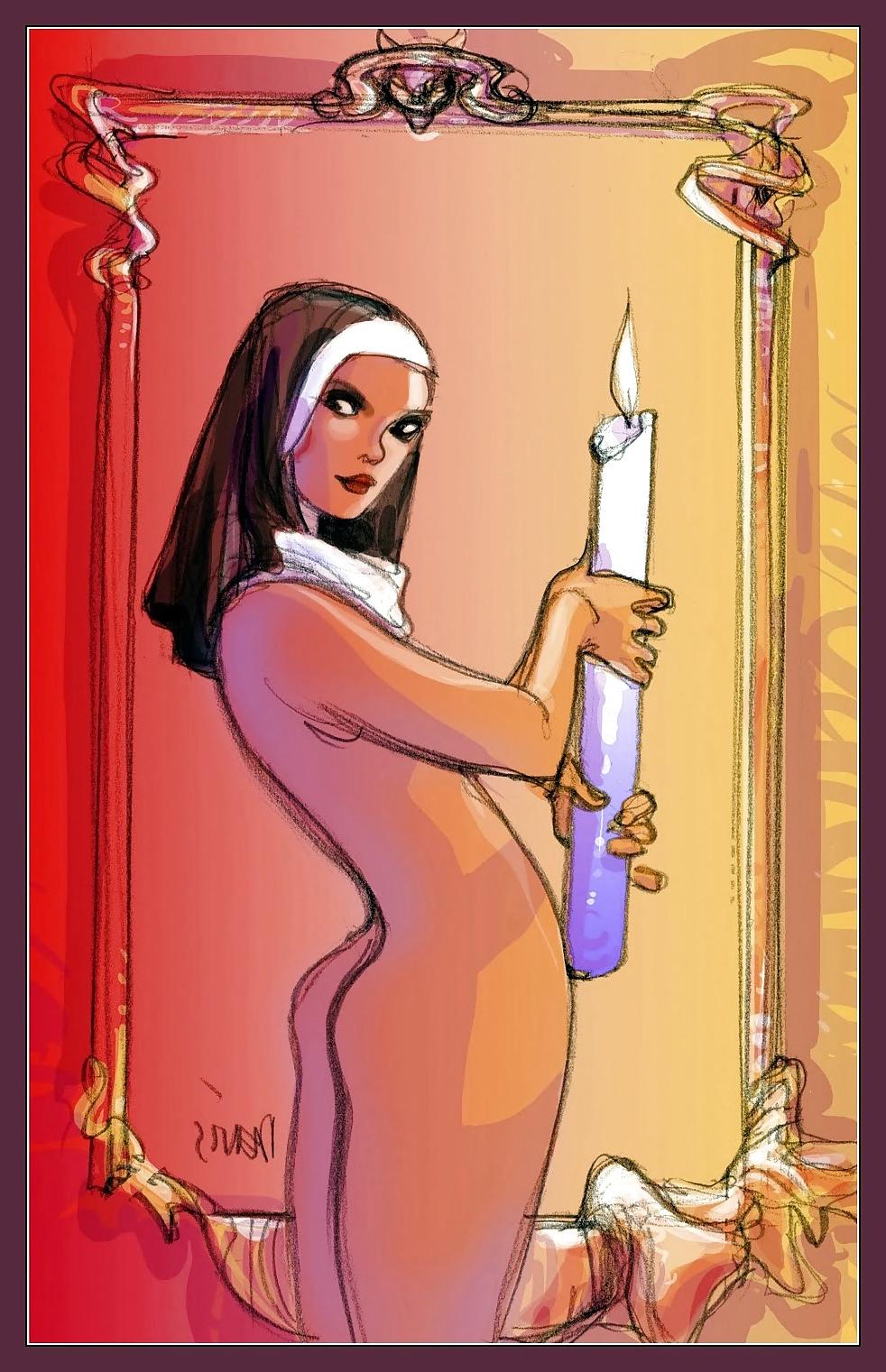 11P Painted EroPorn Art 143 - Lustful Nuns