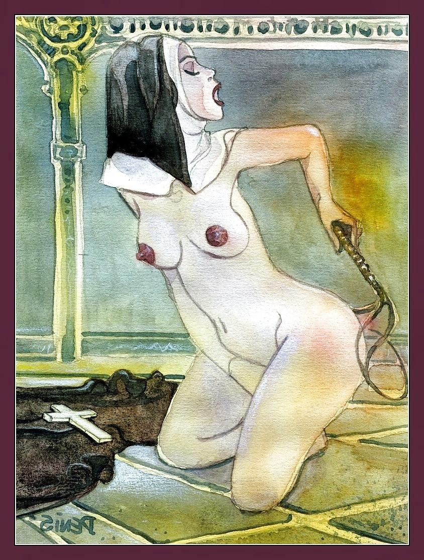 11P Painted EroPorn Art 143 - Lustful Nuns