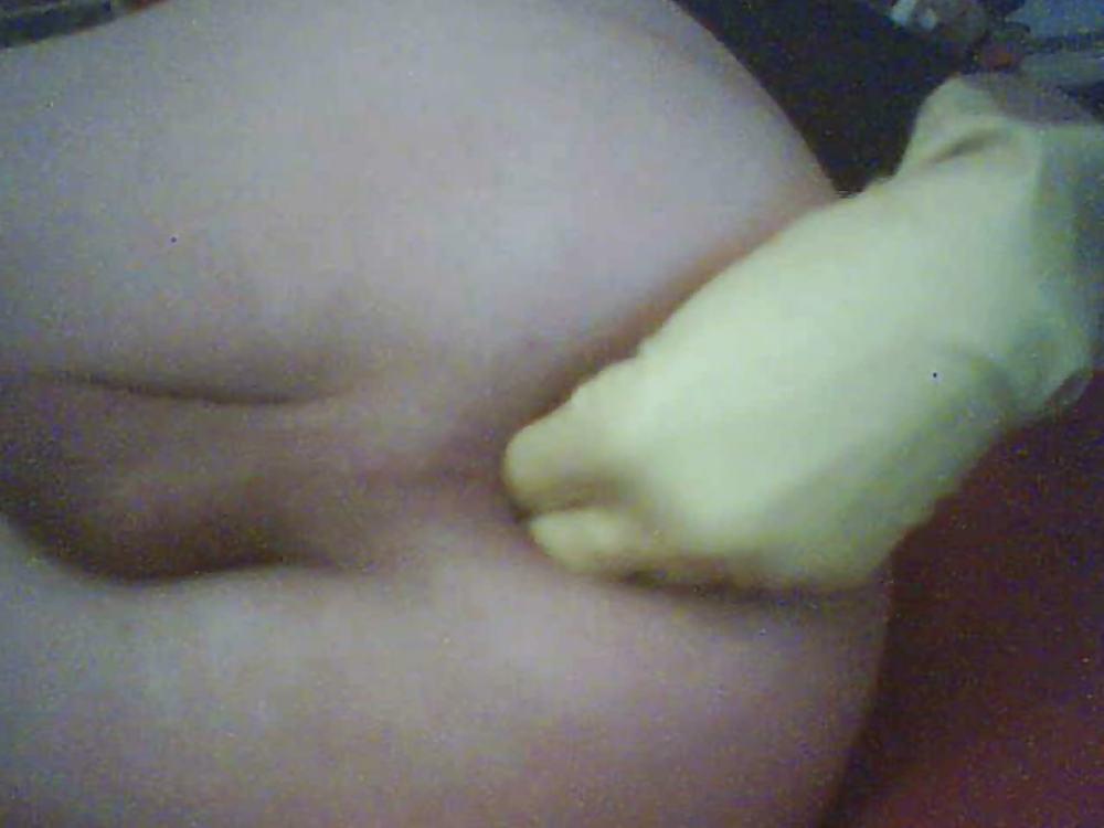 19P Games with latex gloves and opened wide my  ass