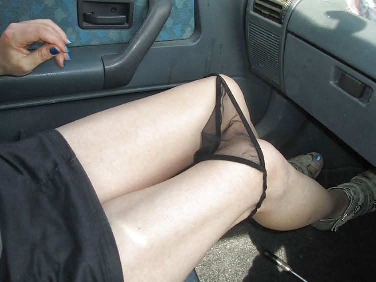19P Ma salope en voiture,my bitch in the car