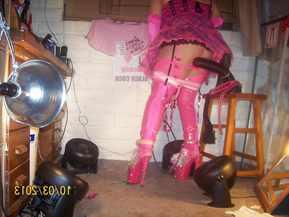 25P Tgirl BBC slut teases Jay's BIG BLACK COCK for a cum nut