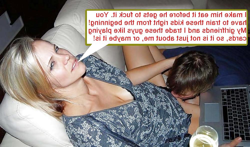 25P Captioned sexy women doing nasty things!