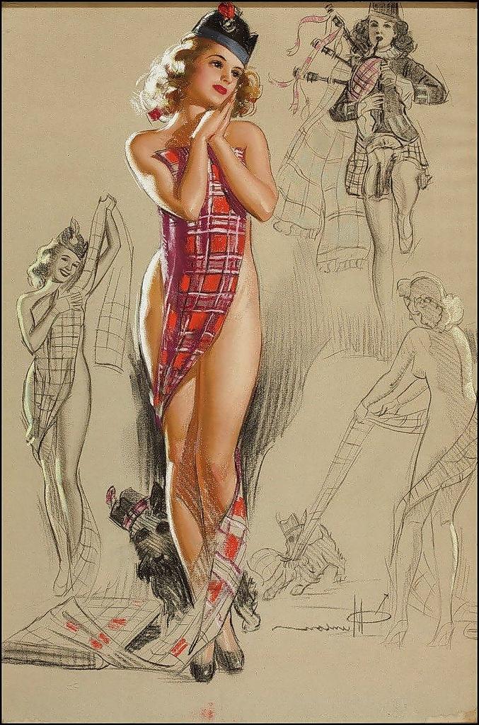 25P Pin-up Art 12 - Knute K.O. Munson