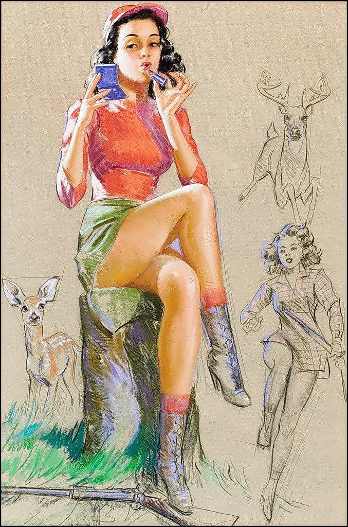 25P Pin-up Art 12 - Knute K.O. Munson