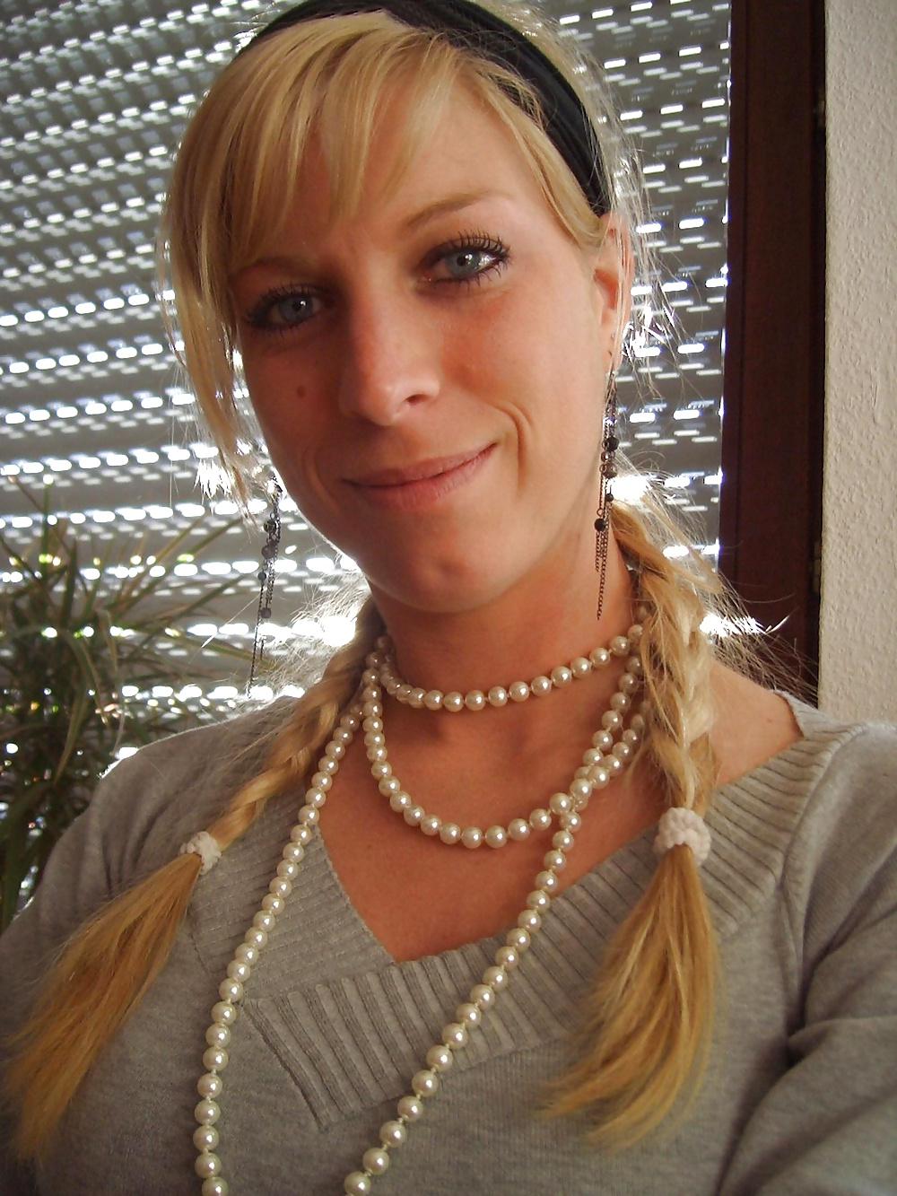 25P Cute Blonde Teen Exposed & More