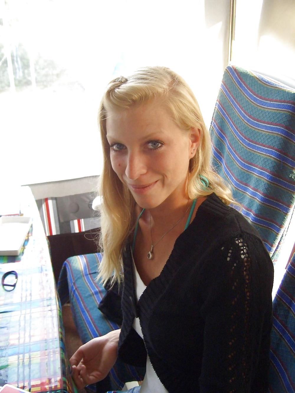 25P Cute Blonde Teen Exposed & More
