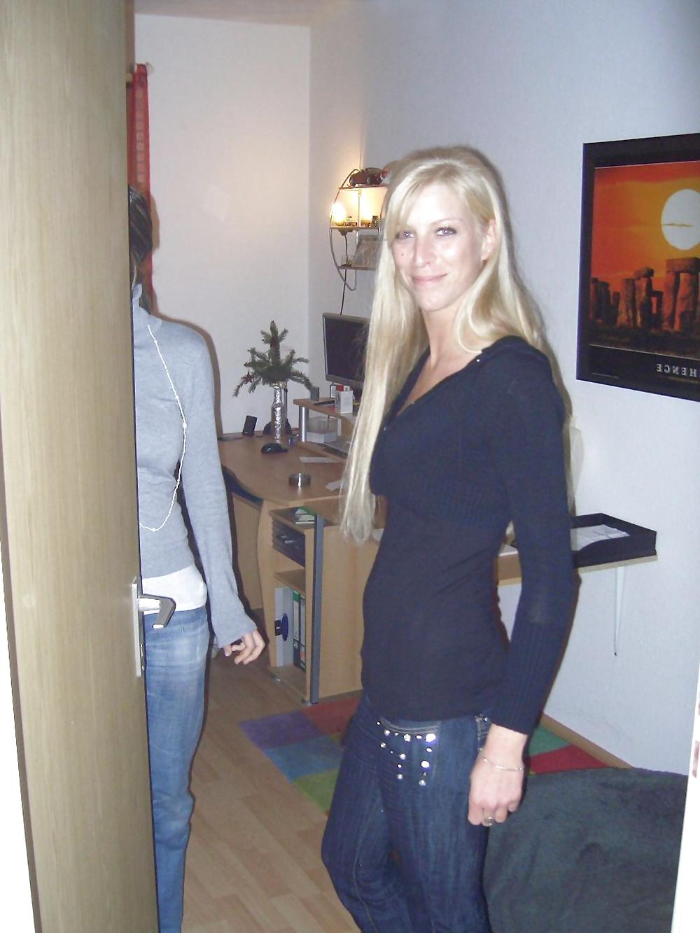 25P Cute Blonde Teen Exposed & More