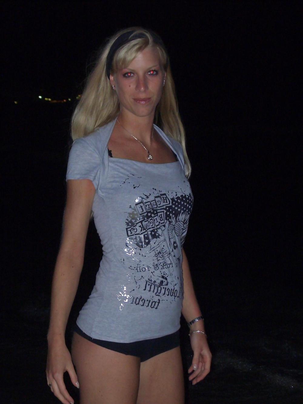 25P Cute Blonde Teen Exposed & More