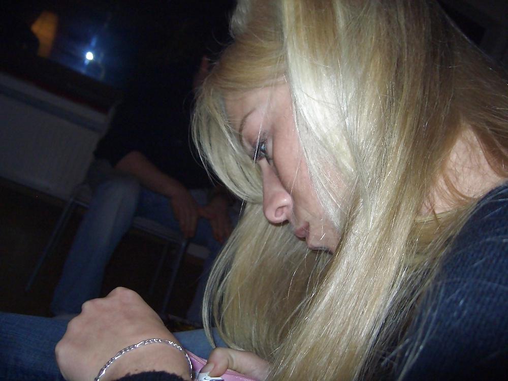 25P Cute Blonde Teen Exposed & More