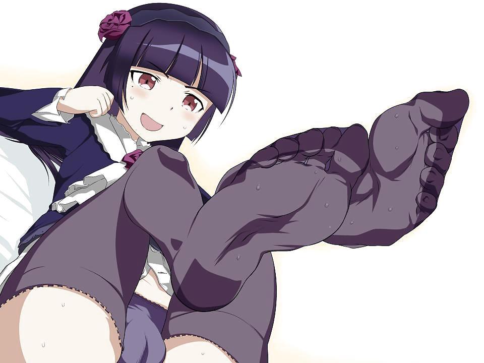 10P Pantyhose and feet hentai #7