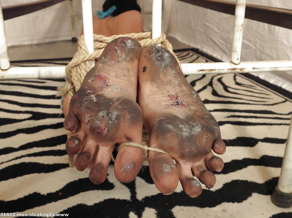 9P Cigarette Dirty Foot Torture