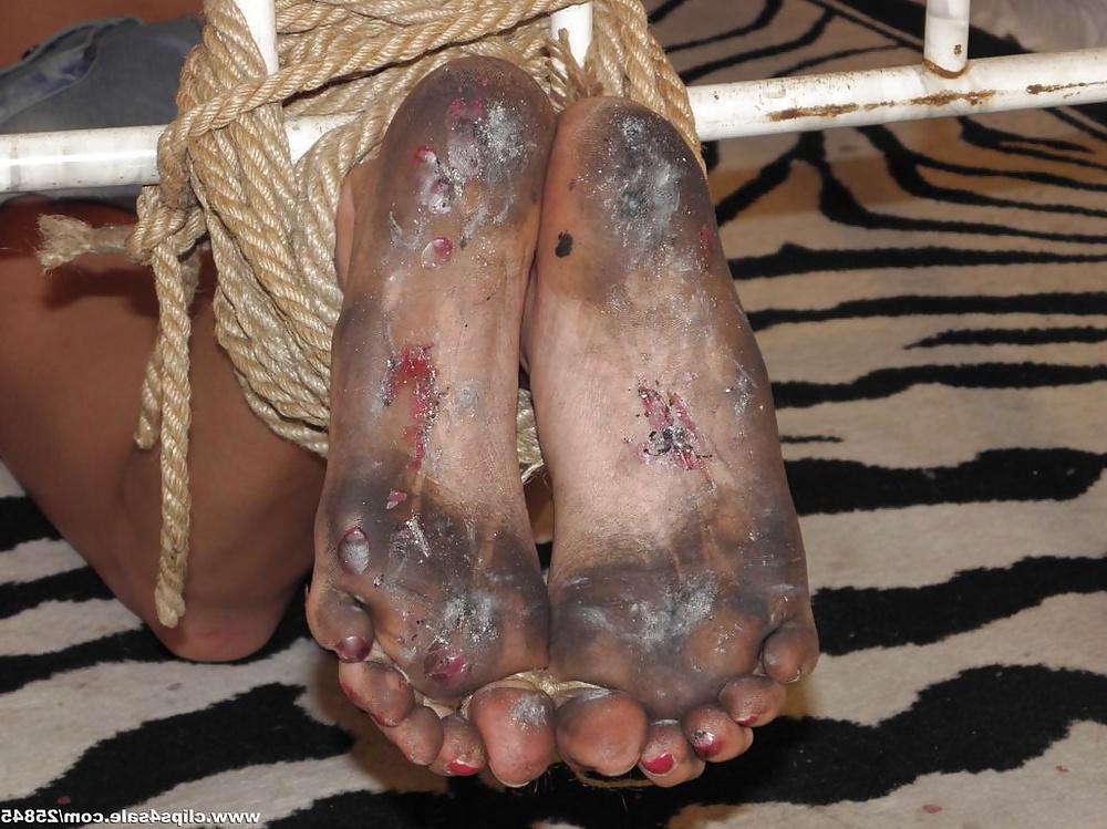 9P Cigarette Dirty Foot Torture