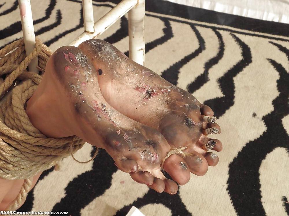9P Cigarette Dirty Foot Torture