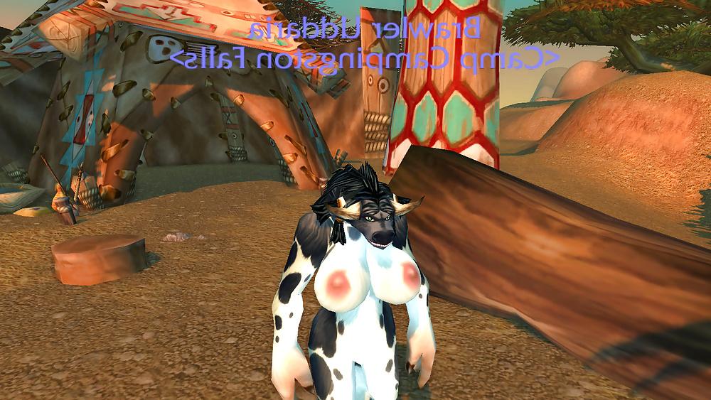 7P My Warcraft Whores: Tauren Bitch