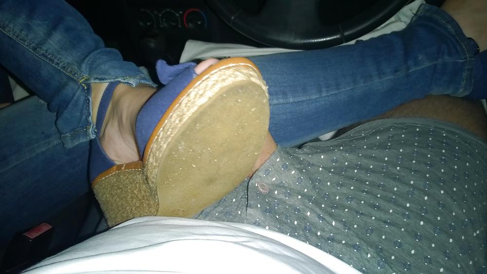 14P Wedges flats toes soles