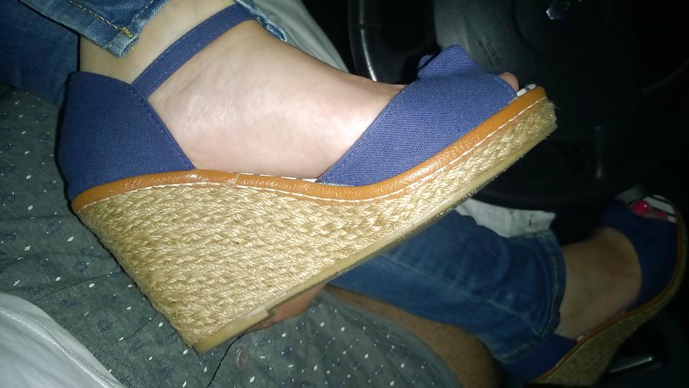 14P Wedges flats toes soles