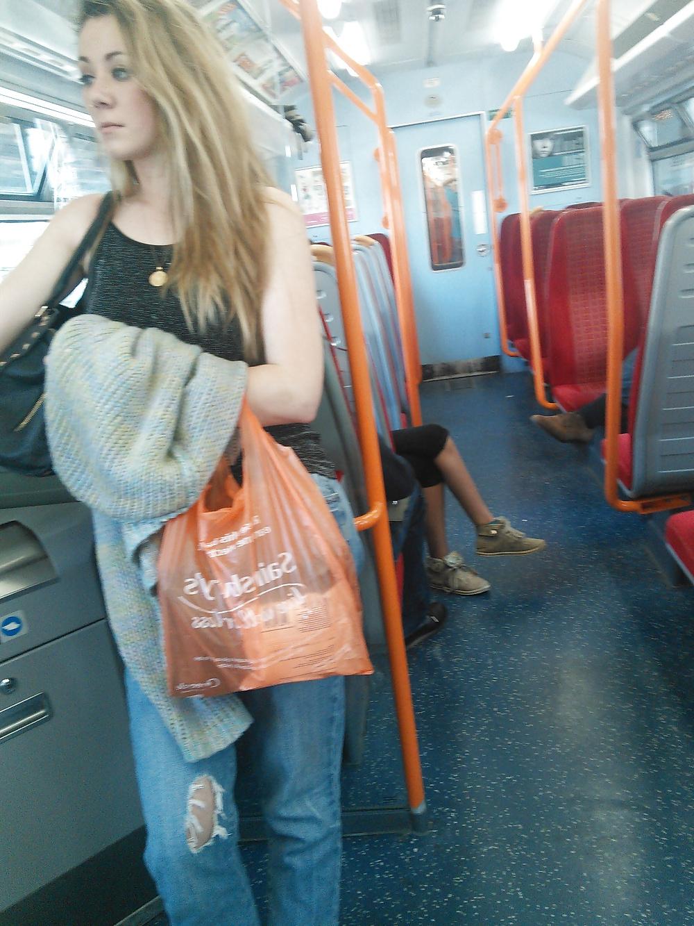 15P Londonperv's Candids 2014 - June vol 6 (Train Perving)