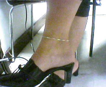 19P French Mature Evelyne's Feet