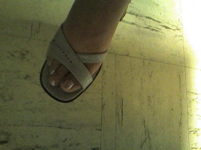 19P French Mature Evelyne's Feet