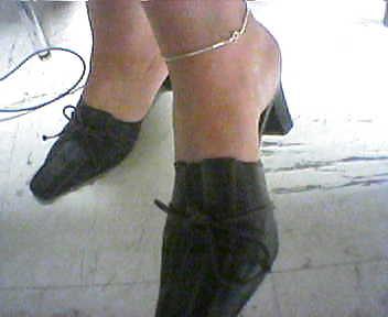19P French Mature Evelyne's Feet