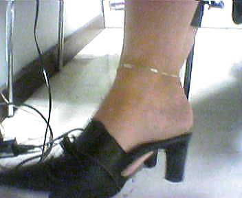 19P French Mature Evelyne's Feet
