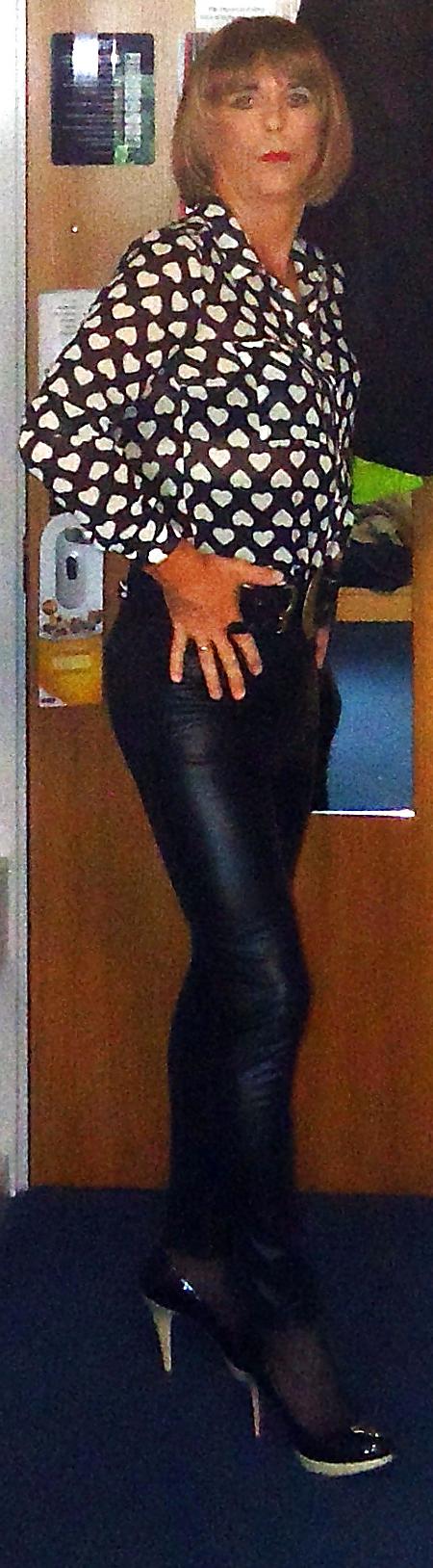 8P My new pvc jeans