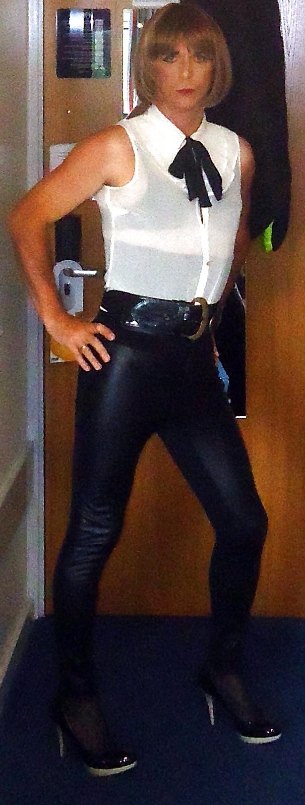 8P My new pvc jeans