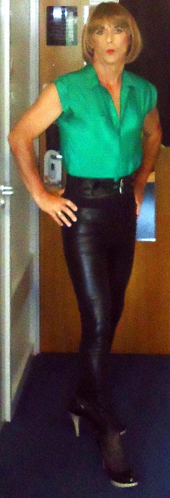 8P My new pvc jeans