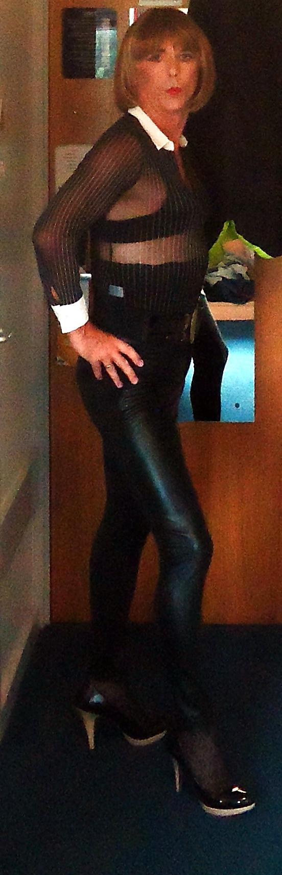 8P My new pvc jeans