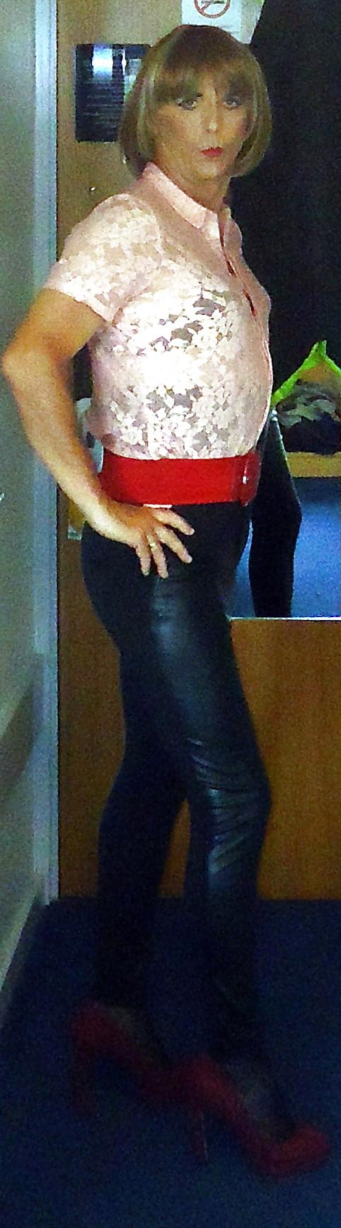 8P My new pvc jeans