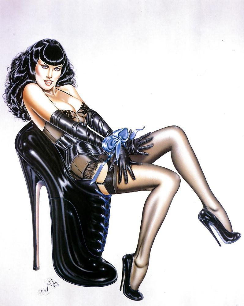 25P Pin-Up Art by Olivia De Berardinis