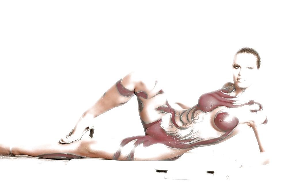 25P Artful Art Of Body Art- Painting #6