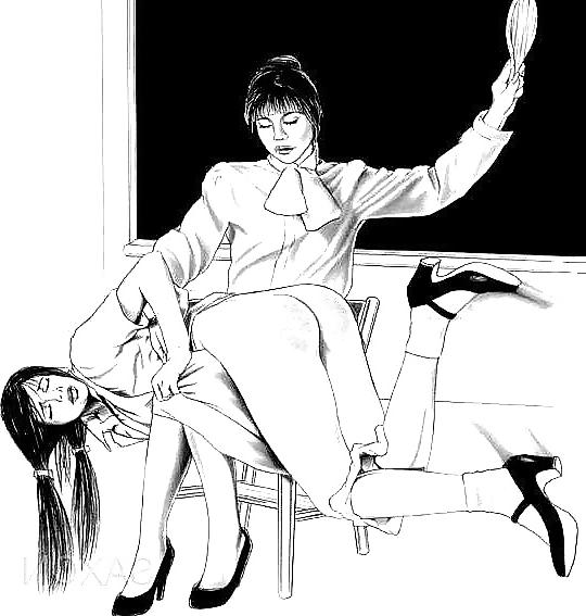 20P Classroom Spanking Art
