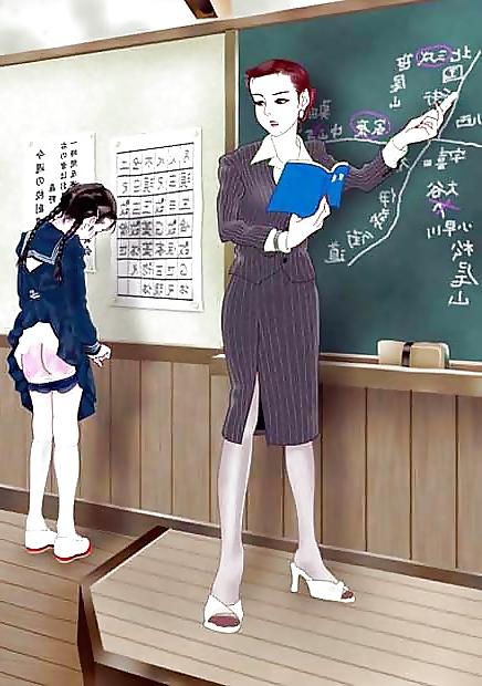 20P Classroom Spanking Art