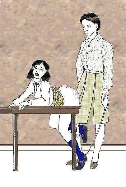 20P Classroom Spanking Art