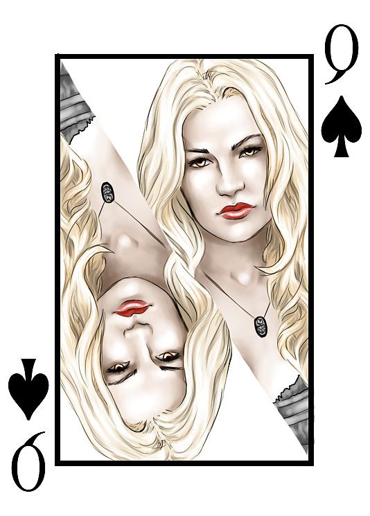 9P QUEEN OF SPADES