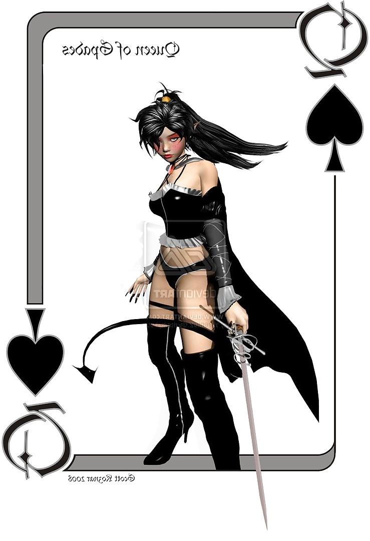 9P QUEEN OF SPADES