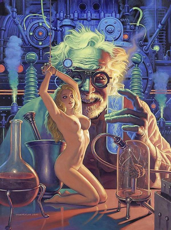 25P Pin-Up Art by Greg Hildebrandt