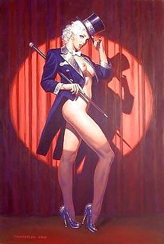 25P Pin-Up Art by Greg Hildebrandt