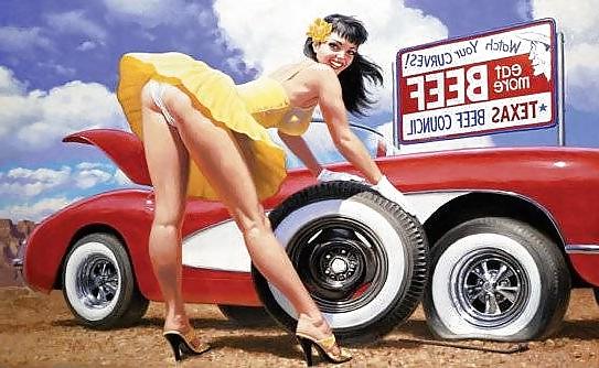 25P Pin-Up Art by Greg Hildebrandt