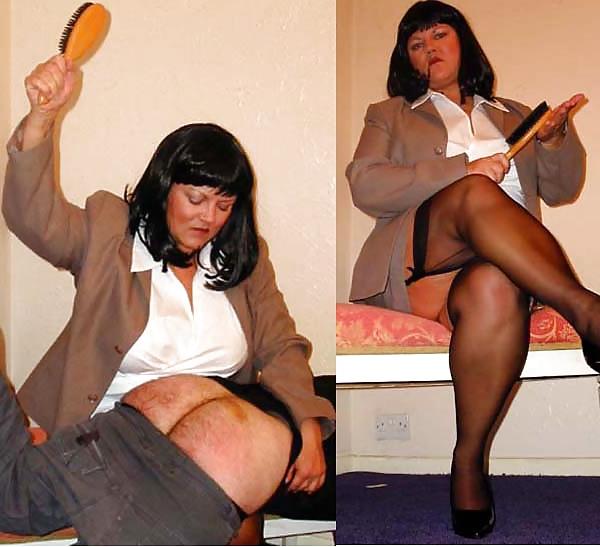 25P Female spanks male