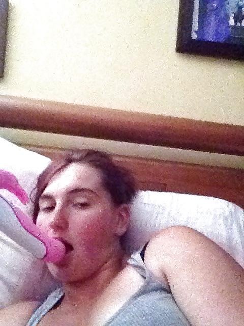 13P Gf sucking cock and using toys