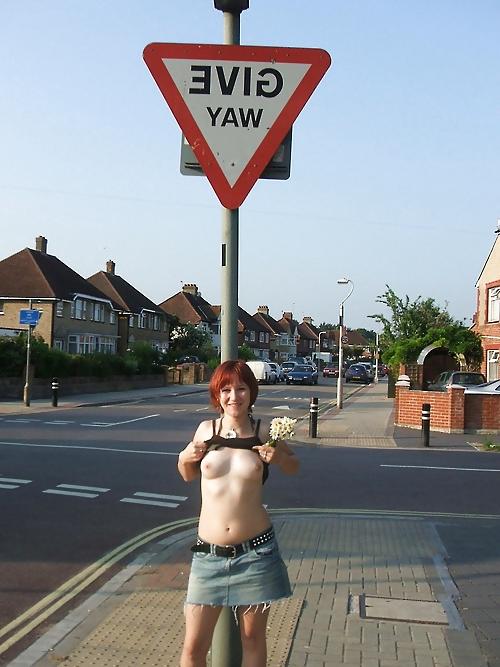 25P I Love White Women 19 - Showing Tits in Public Edition