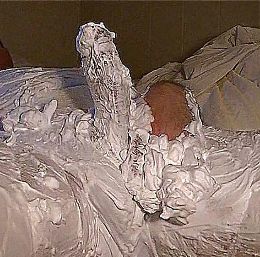 25P Kinky Shaving foam wanking
