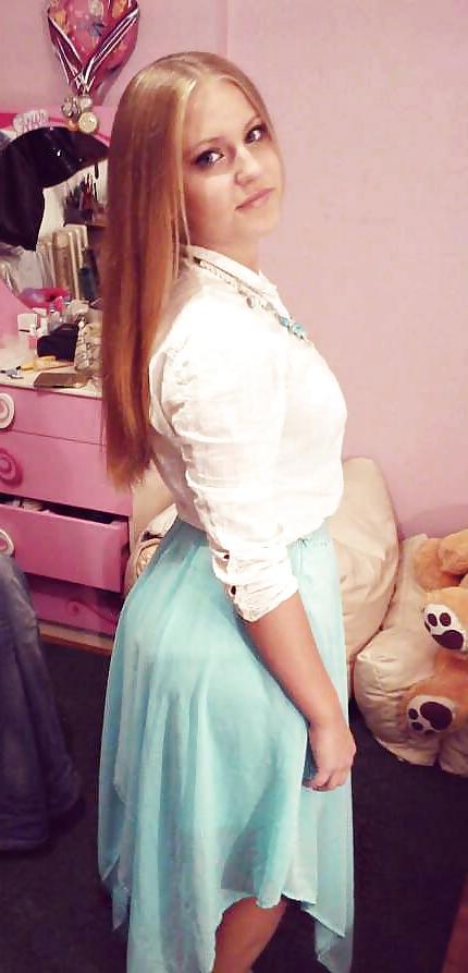 25P Cute blonde teen fucktoy