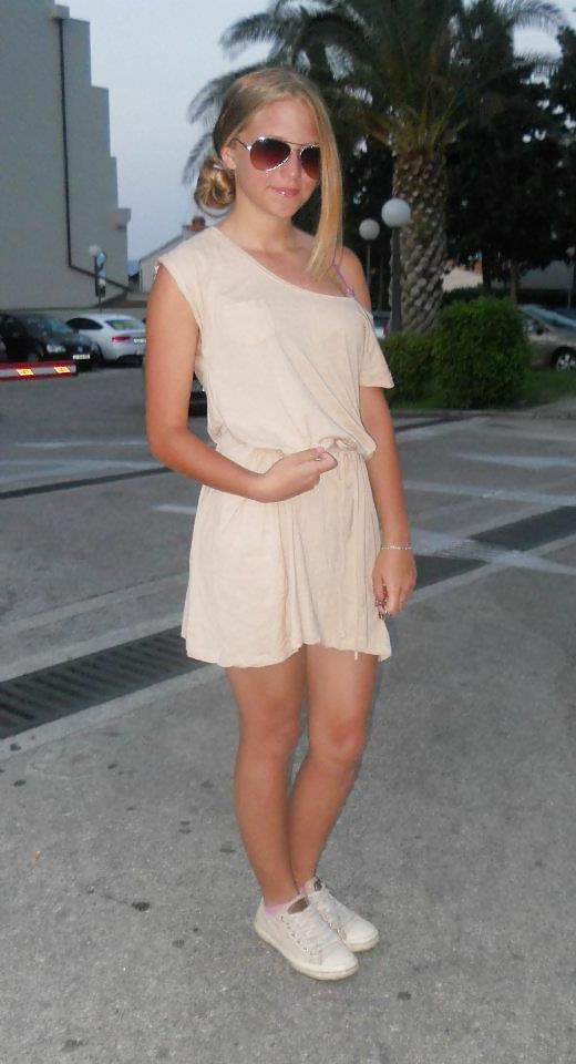 25P Cute blonde teen fucktoy