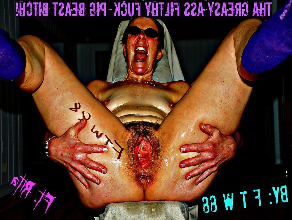 20P Tha Greasy Ass Filthy Fuck-Pig Beast Bitch! By: FTW88