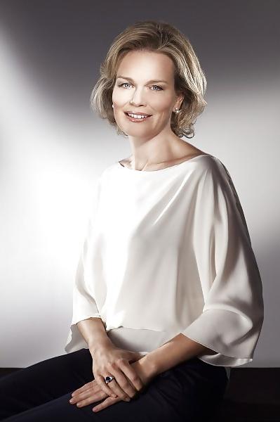 13P Beautiful Queen Mathilde of Belgium.
