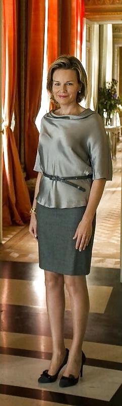 13P Beautiful Queen Mathilde of Belgium.