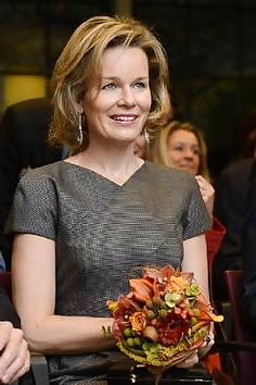 13P Beautiful Queen Mathilde of Belgium.